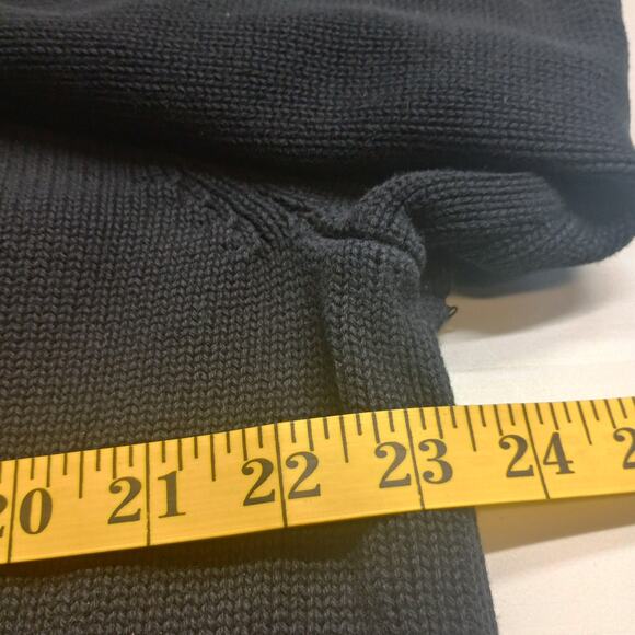 LL Bean Men Quarter Zip Knit Sweater L Tall 100% Cotton - Picture 6 of 7